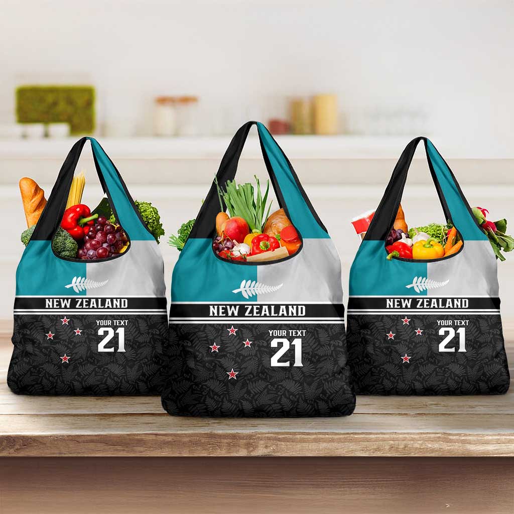 Custom NZ Cricket Pride Grocery Bag Silver Fern Fan Supporter Apparel - Vibe Hoodie