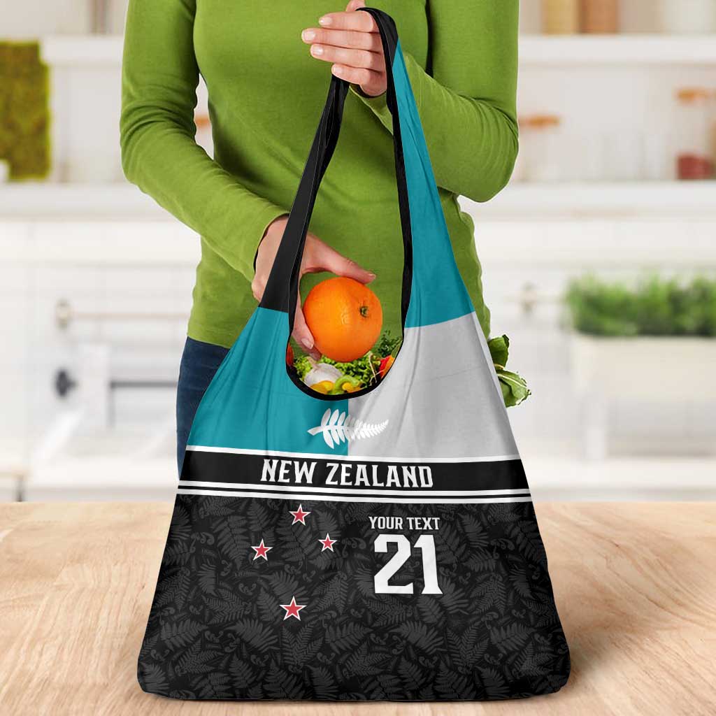 Custom NZ Cricket Pride Grocery Bag Silver Fern Fan Supporter Apparel - Vibe Hoodie