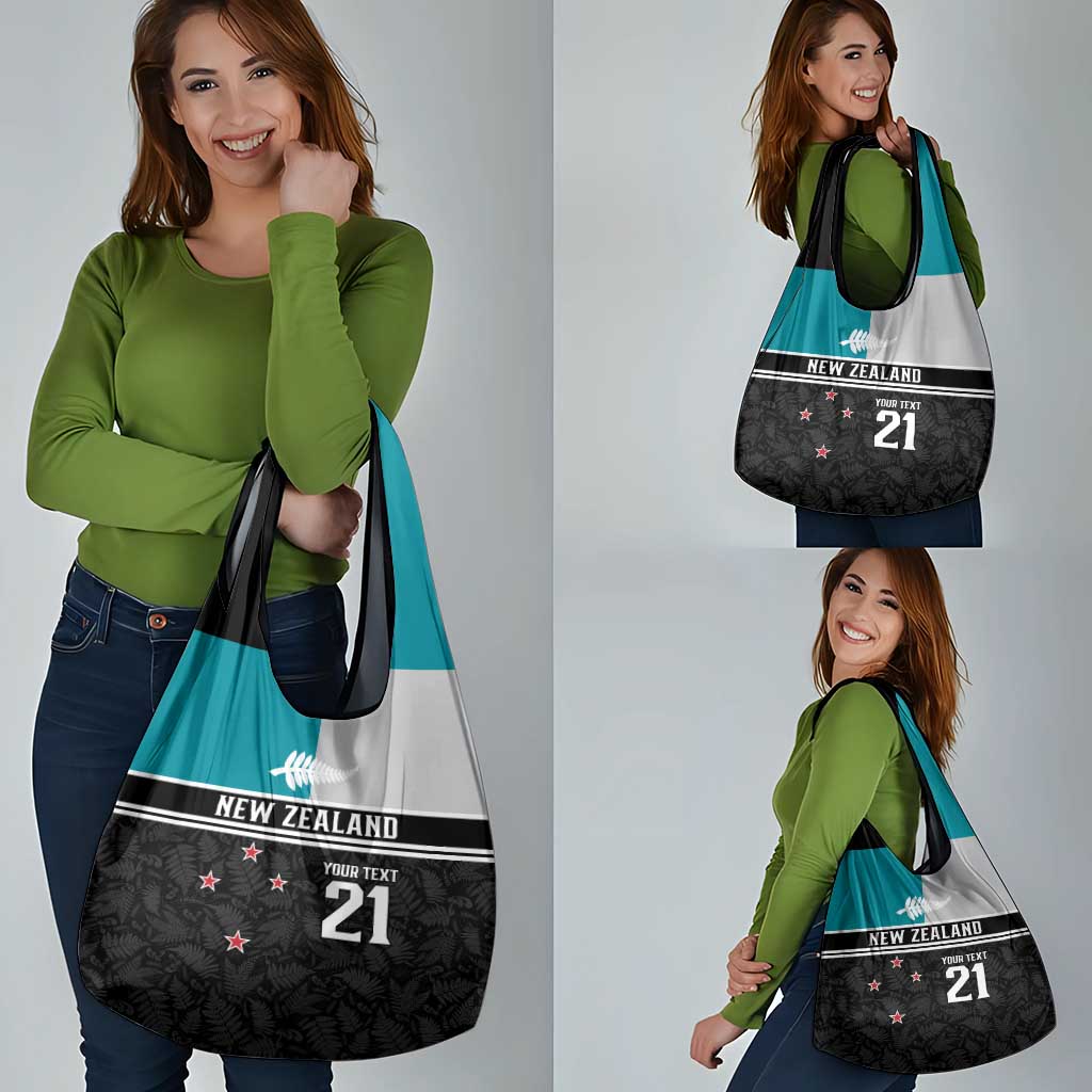 Custom NZ Cricket Pride Grocery Bag Silver Fern Fan Supporter Apparel - Vibe Hoodie