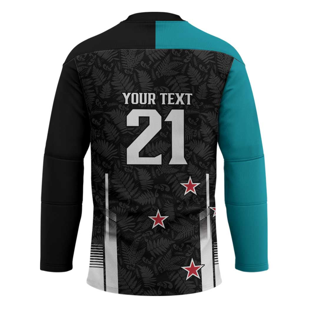 Custom NZ Cricket Pride Hockey Jersey Silver Fern Fan Supporter Apparel - Vibe Hoodie