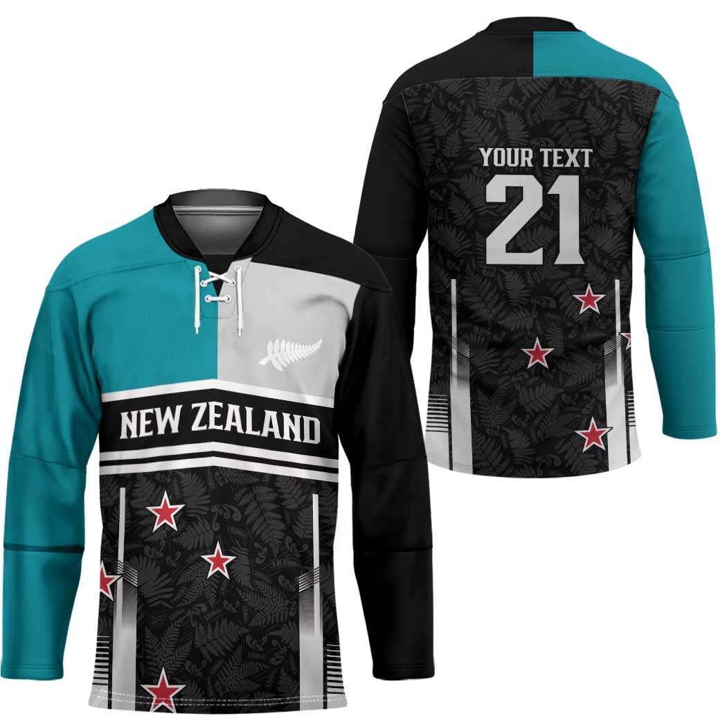 Custom NZ Cricket Pride Hockey Jersey Silver Fern Fan Supporter Apparel - Vibe Hoodie