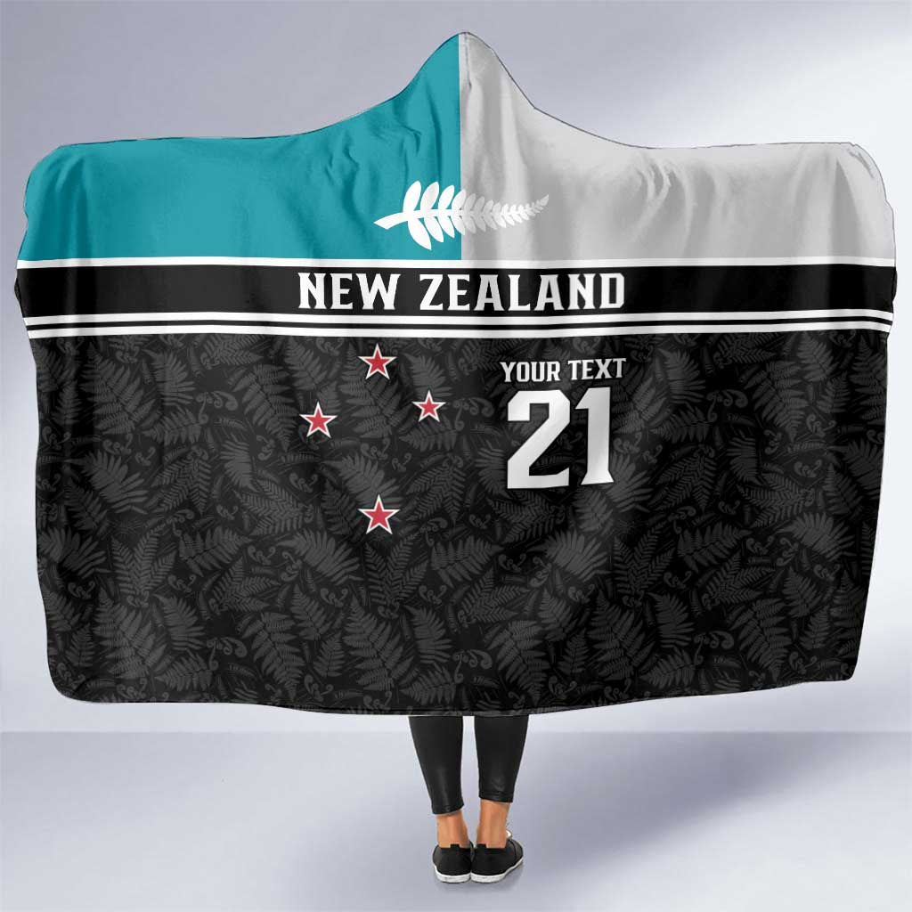 Custom NZ Cricket Pride Hooded Blanket Silver Fern Fan Supporter Apparel - Vibe Hoodie
