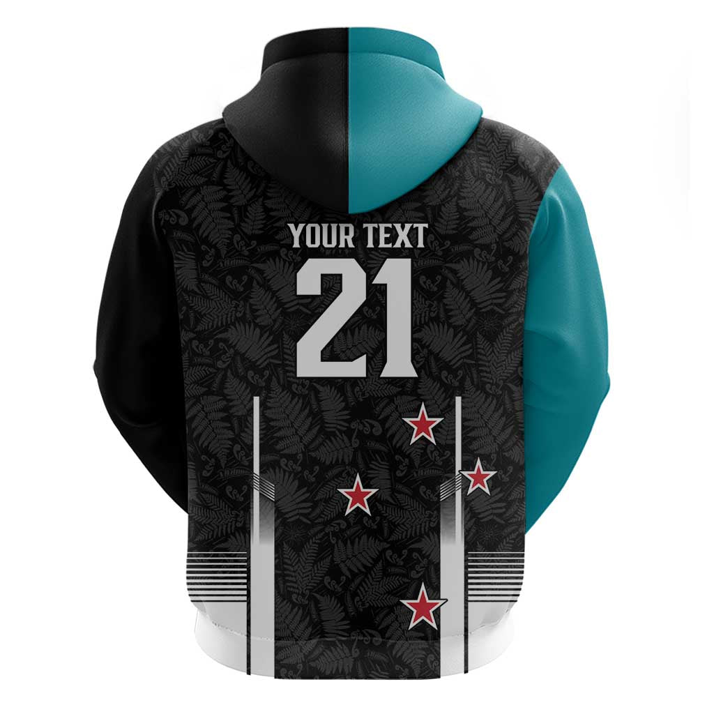 Custom NZ Cricket Pride Hoodie Silver Fern Fan Supporter Apparel - Vibe Hoodie