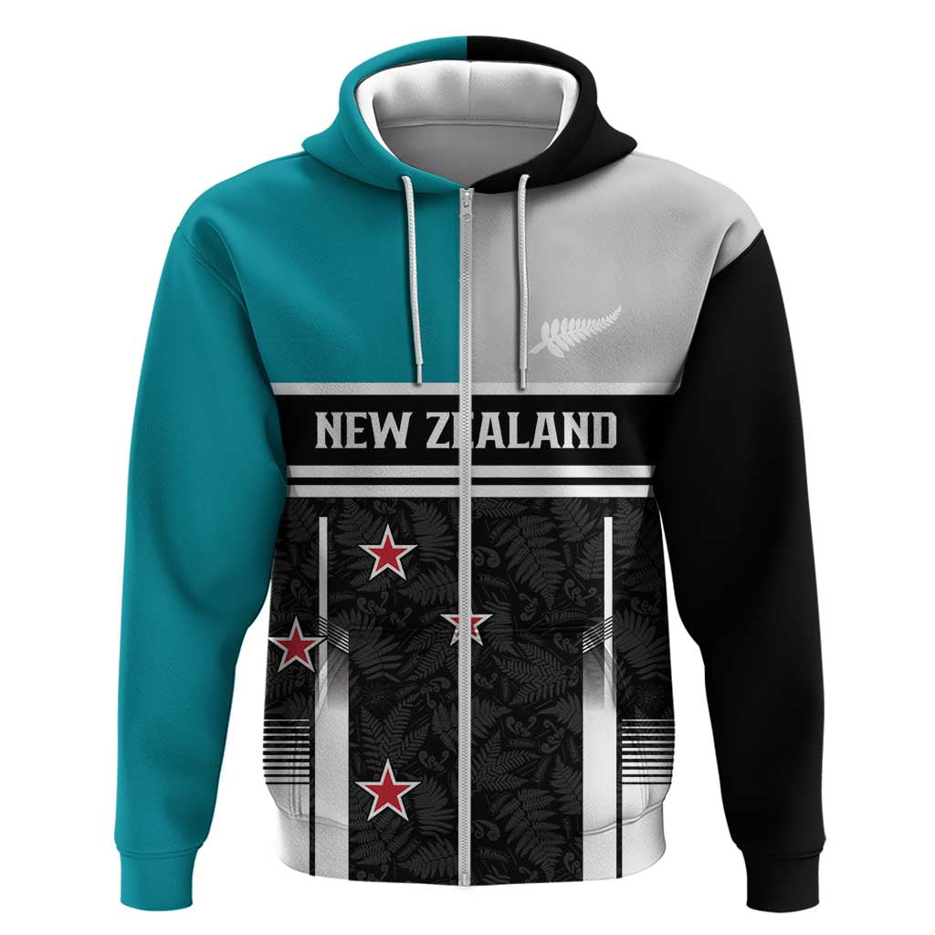 Custom NZ Cricket Pride Hoodie Silver Fern Fan Supporter Apparel - Vibe Hoodie