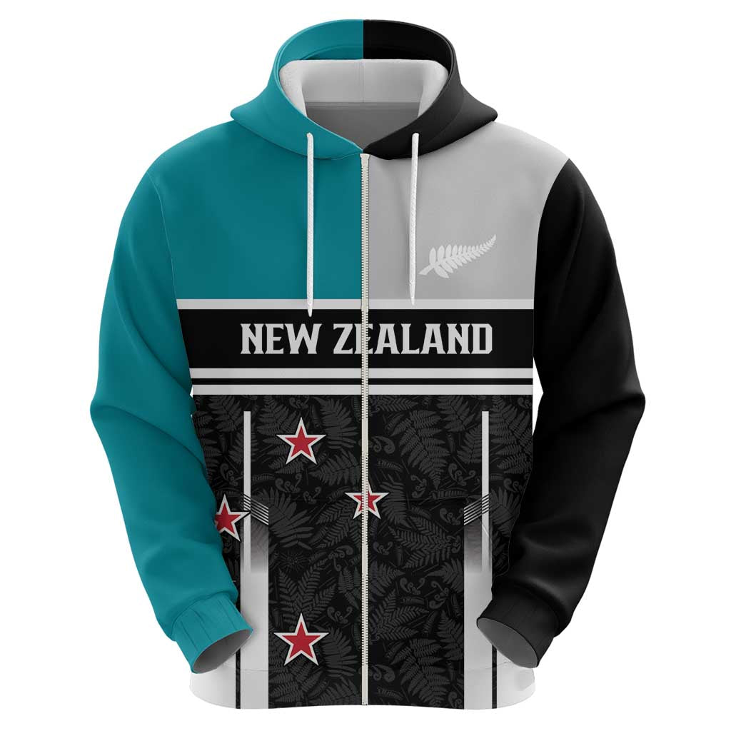 Custom NZ Cricket Pride Hoodie Silver Fern Fan Supporter Apparel - Vibe Hoodie