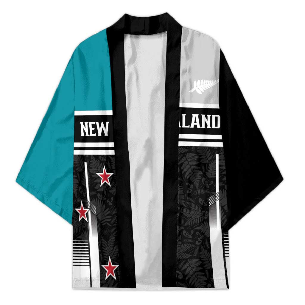 Custom NZ Cricket Pride Kimono Silver Fern Fan Supporter Apparel - Vibe Hoodie