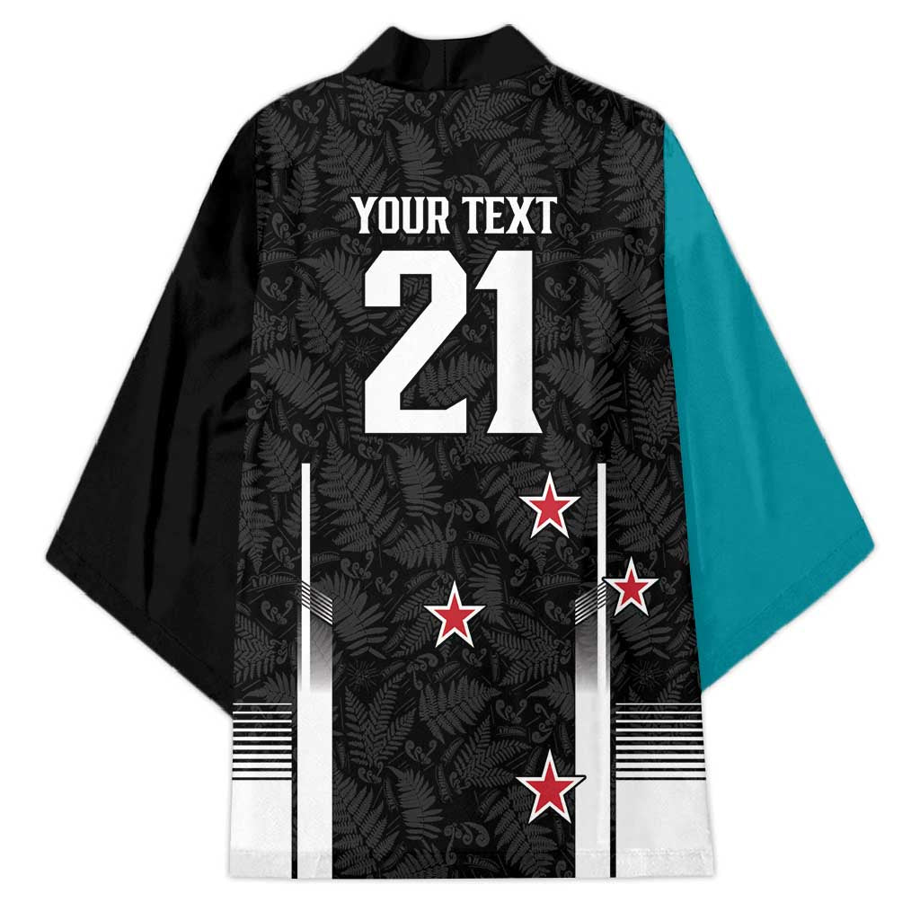Custom NZ Cricket Pride Kimono Silver Fern Fan Supporter Apparel - Vibe Hoodie