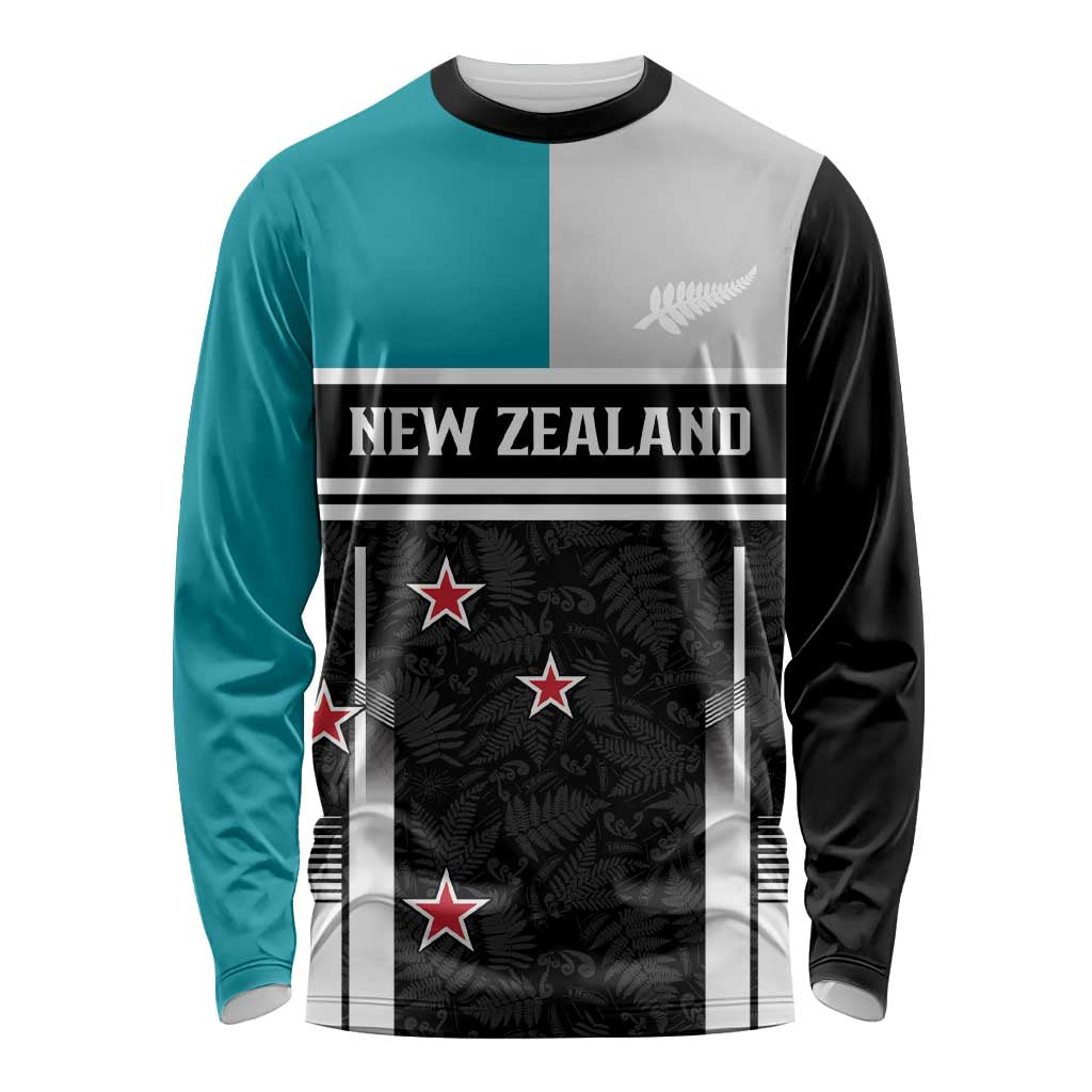 Custom NZ Cricket Pride Long Sleeve Shirt Silver Fern Fan Supporter Apparel - Vibe Hoodie