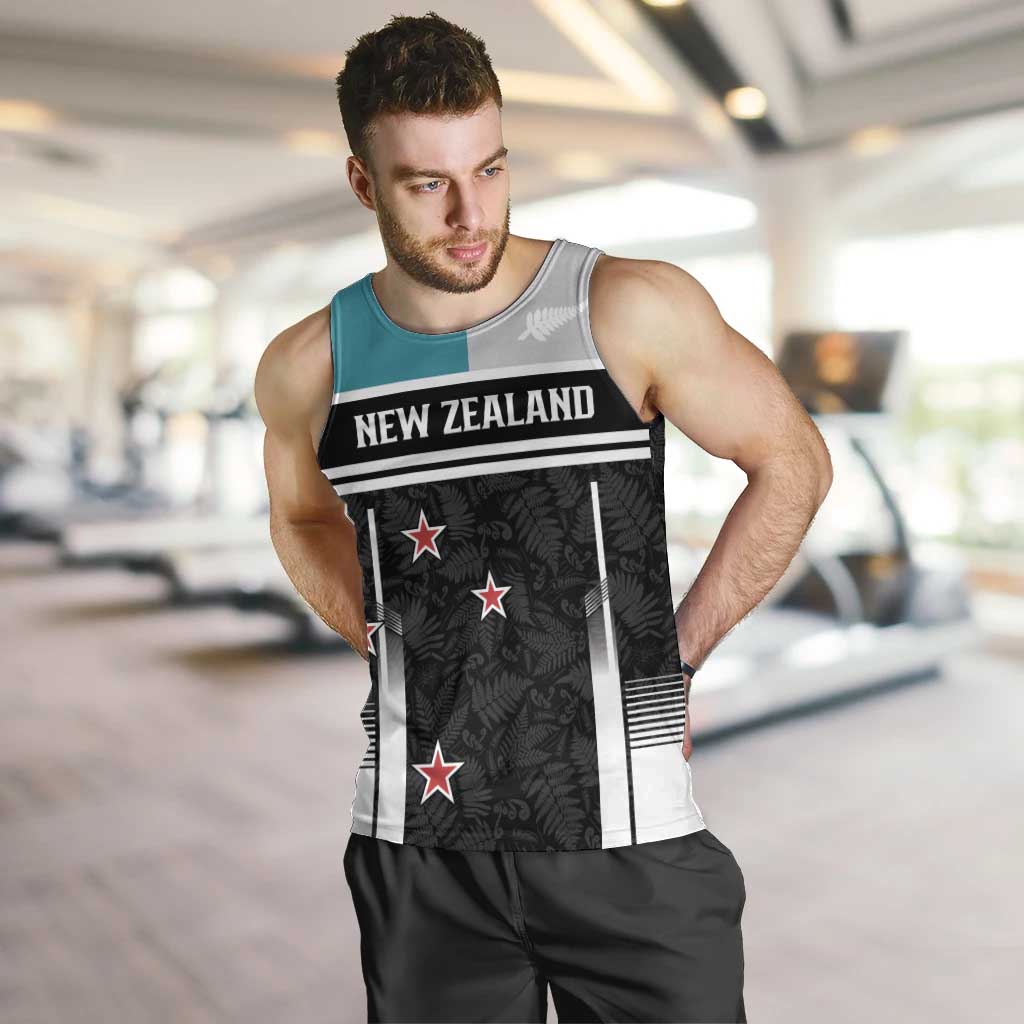 Custom NZ Cricket Pride Men Tank Top Silver Fern Fan Supporter Apparel - Vibe Hoodie