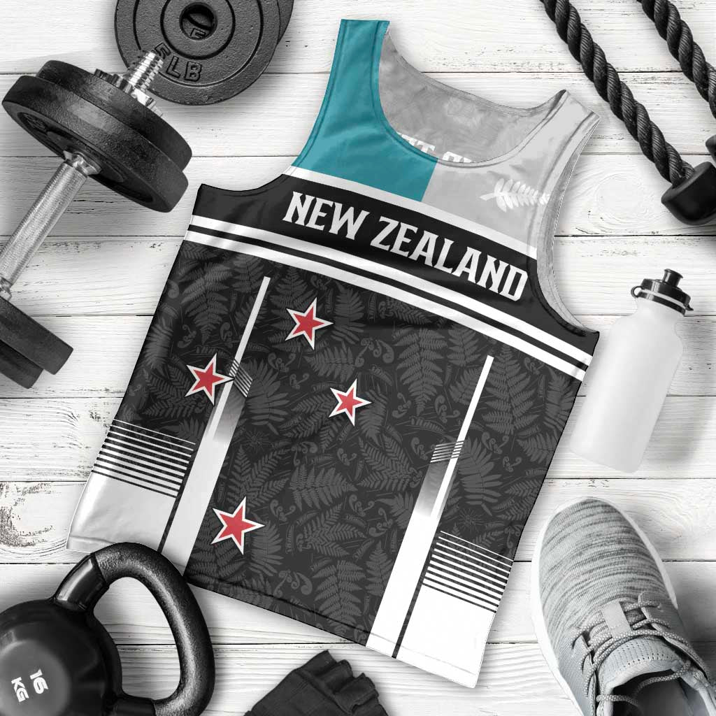Custom NZ Cricket Pride Men Tank Top Silver Fern Fan Supporter Apparel - Vibe Hoodie