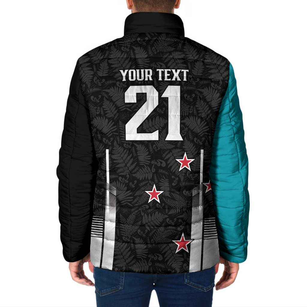 Custom NZ Cricket Pride Padded Jacket Silver Fern Fan Supporter Apparel - Vibe Hoodie