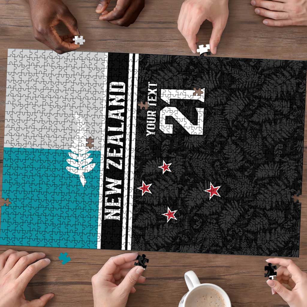 Custom NZ Cricket Pride Puzzle Silver Fern Fan Supporter Apparel - Vibe Hoodie