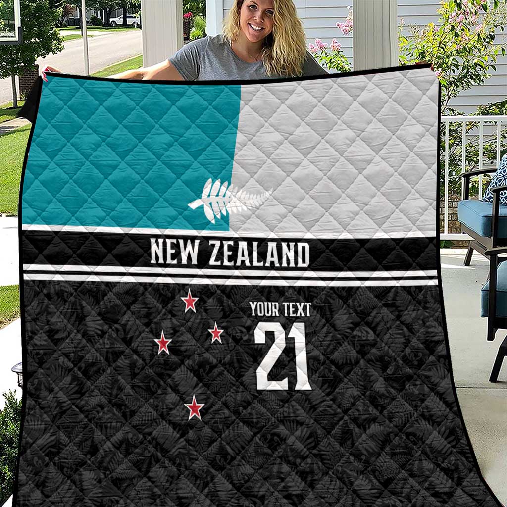 Custom NZ Cricket Pride Quilt Silver Fern Fan Supporter Apparel - Vibe Hoodie