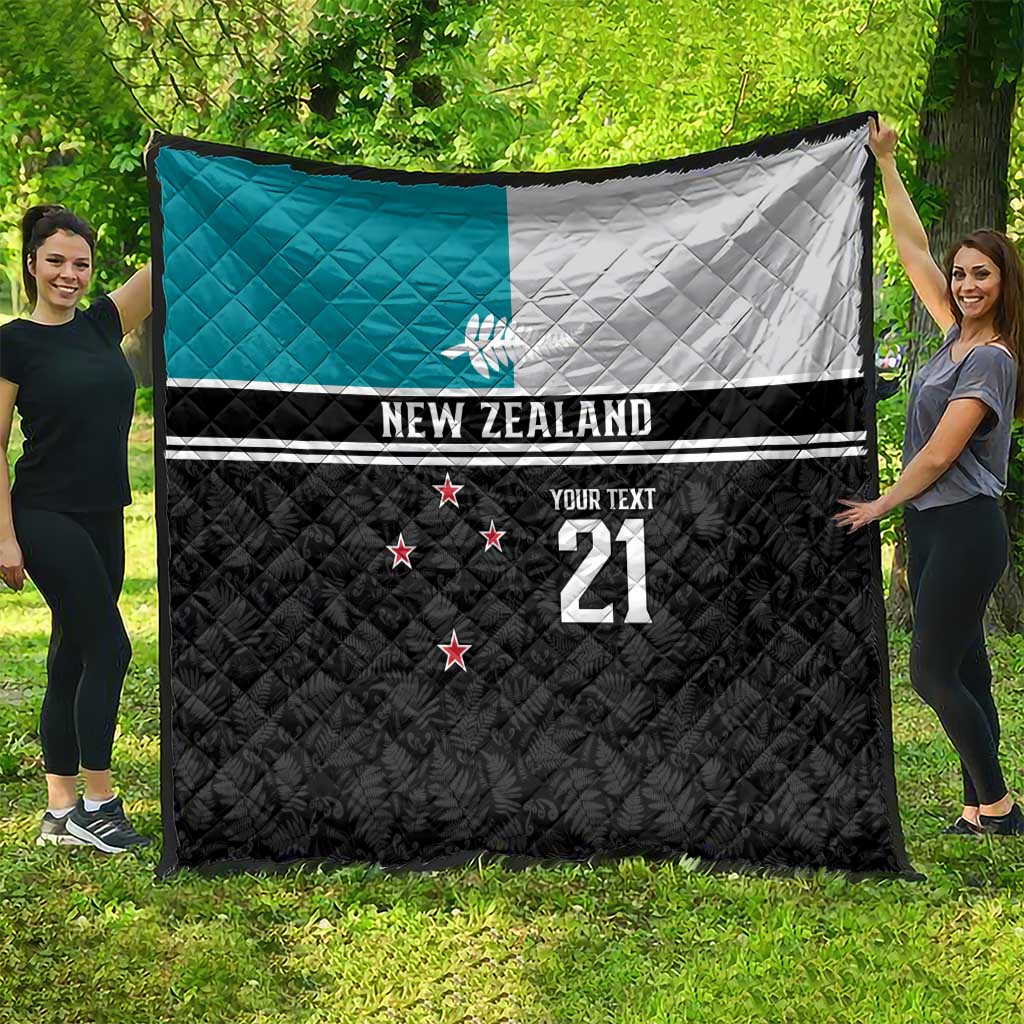 Custom NZ Cricket Pride Quilt Silver Fern Fan Supporter Apparel - Vibe Hoodie