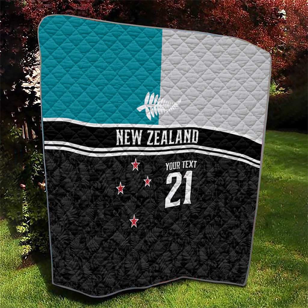 Custom NZ Cricket Pride Quilt Silver Fern Fan Supporter Apparel - Vibe Hoodie