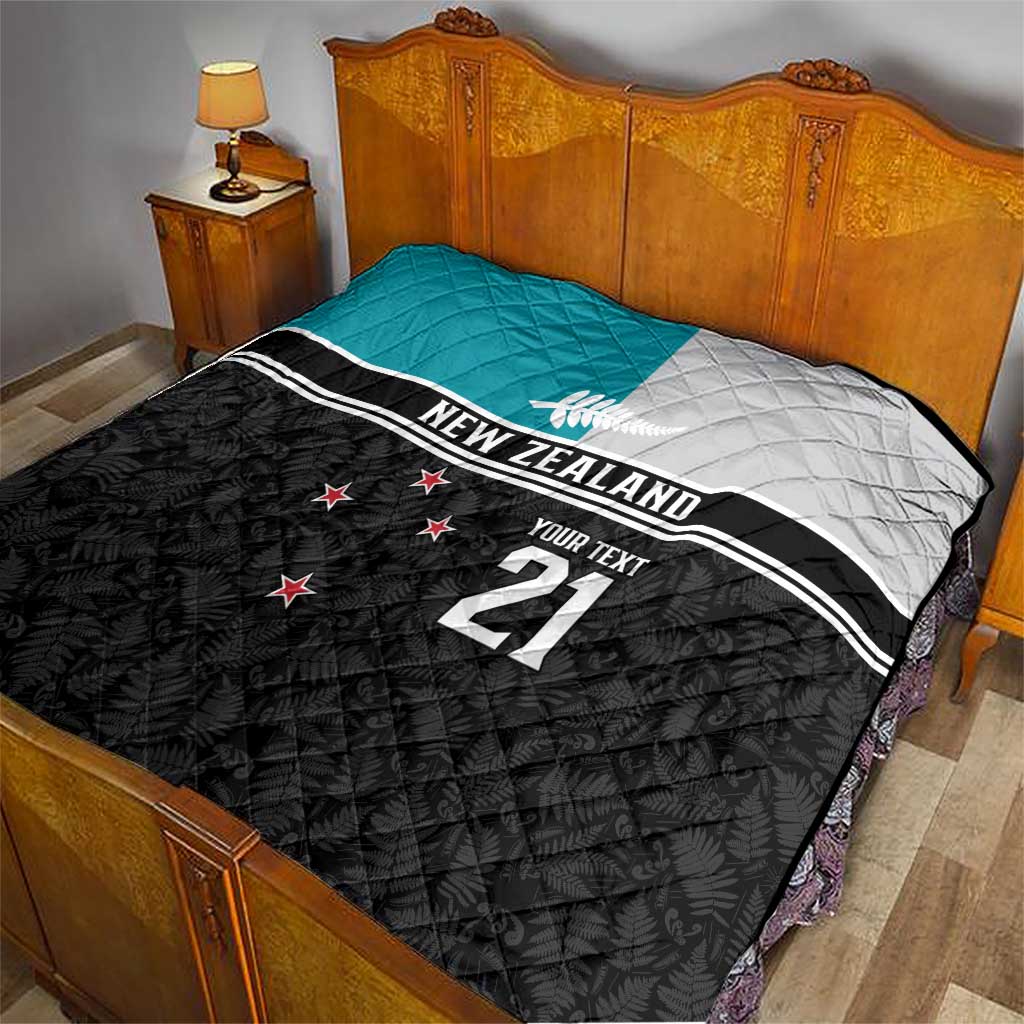 Custom NZ Cricket Pride Quilt Silver Fern Fan Supporter Apparel - Vibe Hoodie
