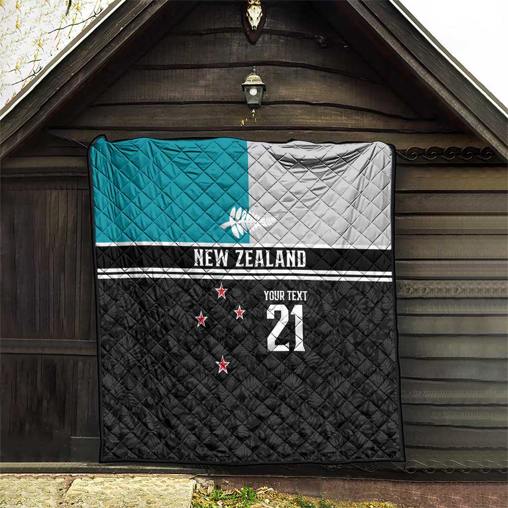 Custom NZ Cricket Pride Quilt Silver Fern Fan Supporter Apparel - Vibe Hoodie