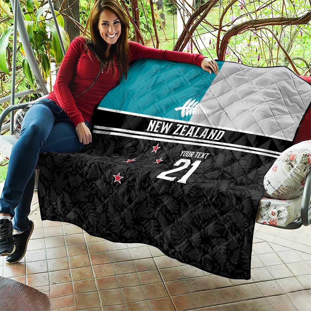 Custom NZ Cricket Pride Quilt Silver Fern Fan Supporter Apparel - Vibe Hoodie