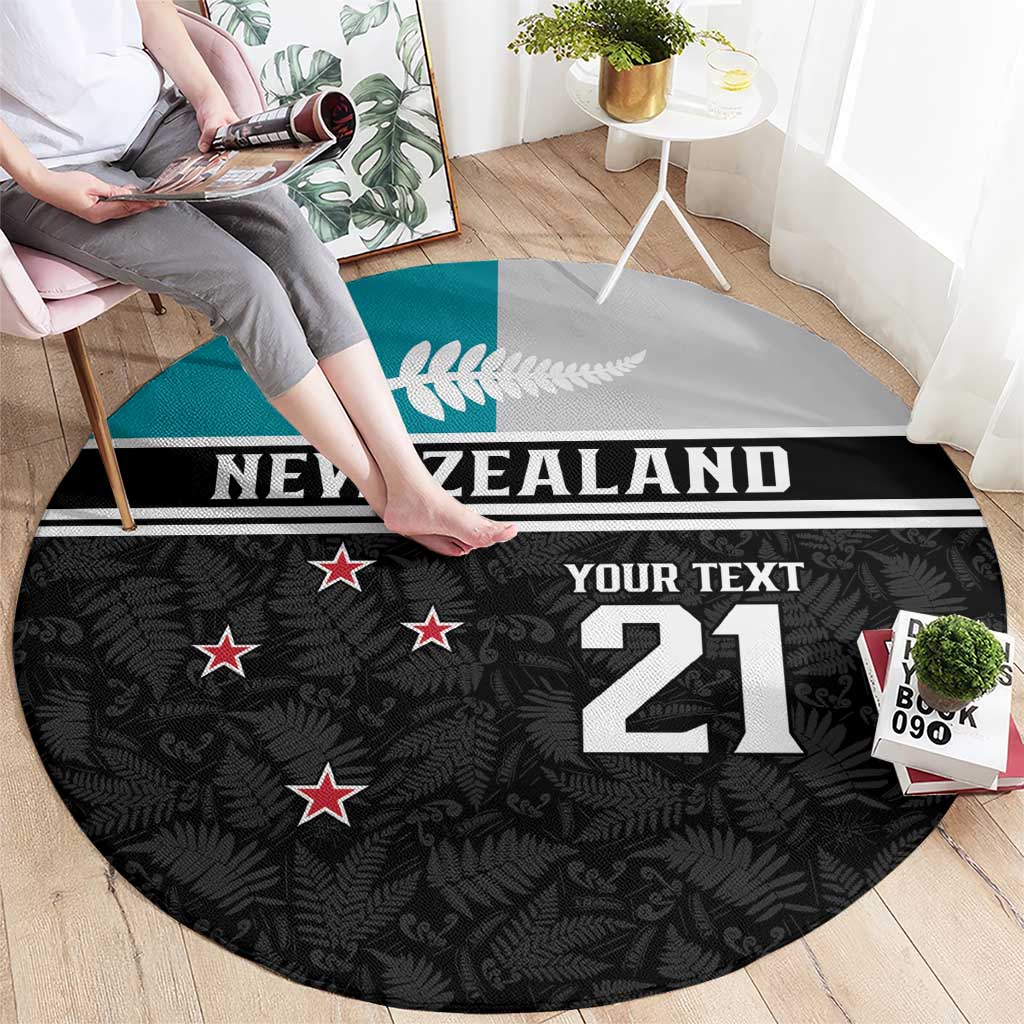 Custom NZ Cricket Pride Round Carpet Silver Fern Fan Supporter Apparel - Vibe Hoodie