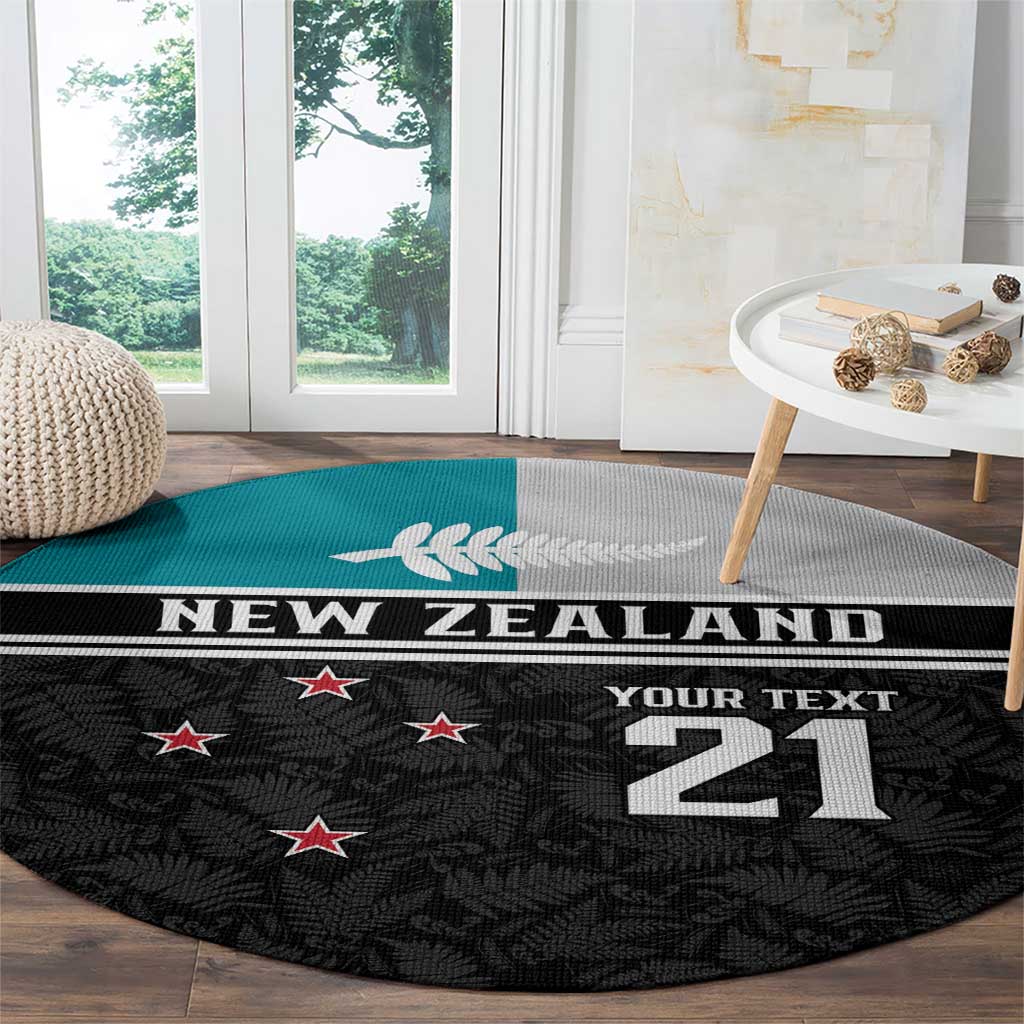 Custom NZ Cricket Pride Round Carpet Silver Fern Fan Supporter Apparel - Vibe Hoodie