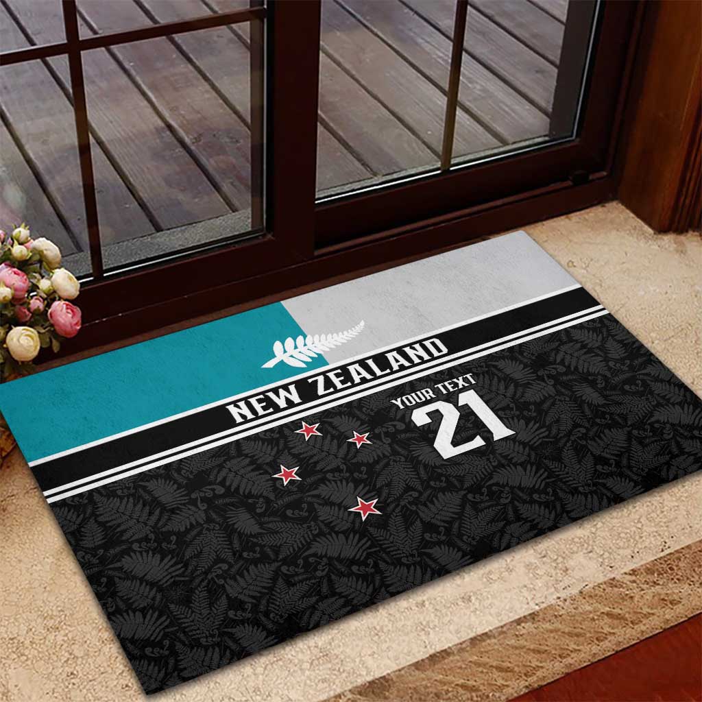 Custom NZ Cricket Pride Rubber Doormat Silver Fern Fan Supporter Apparel - Vibe Hoodie