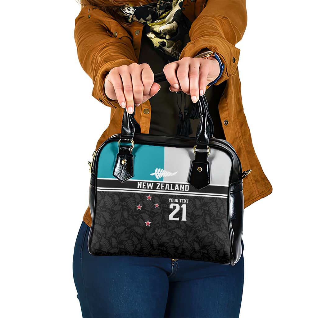 Custom NZ Cricket Pride Shoulder Handbag Silver Fern Fan Supporter Apparel - Vibe Hoodie