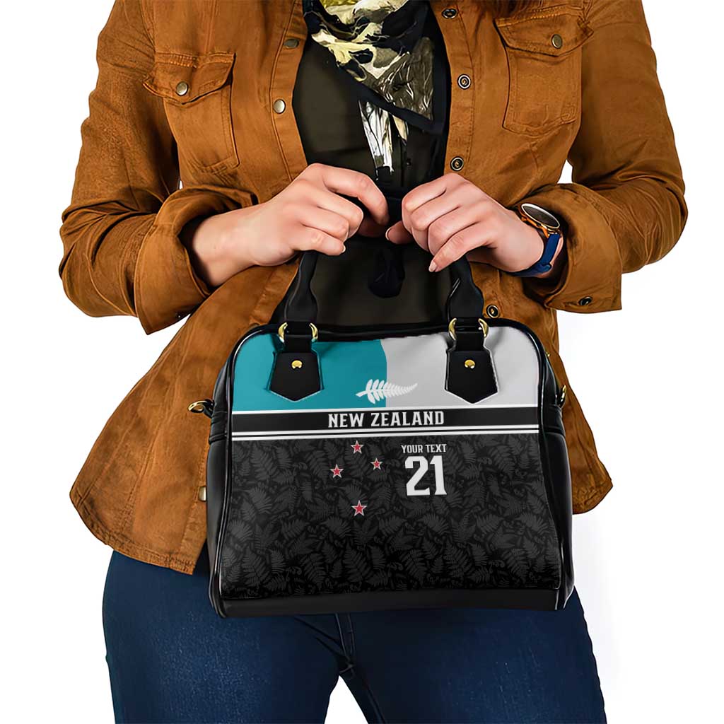 Custom NZ Cricket Pride Shoulder Handbag Silver Fern Fan Supporter Apparel - Vibe Hoodie