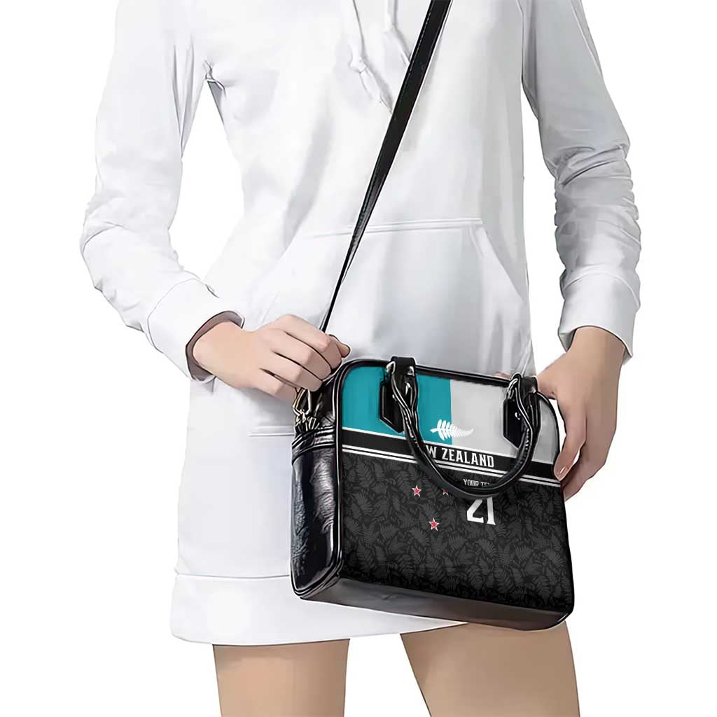 Custom NZ Cricket Pride Shoulder Handbag Silver Fern Fan Supporter Apparel - Vibe Hoodie