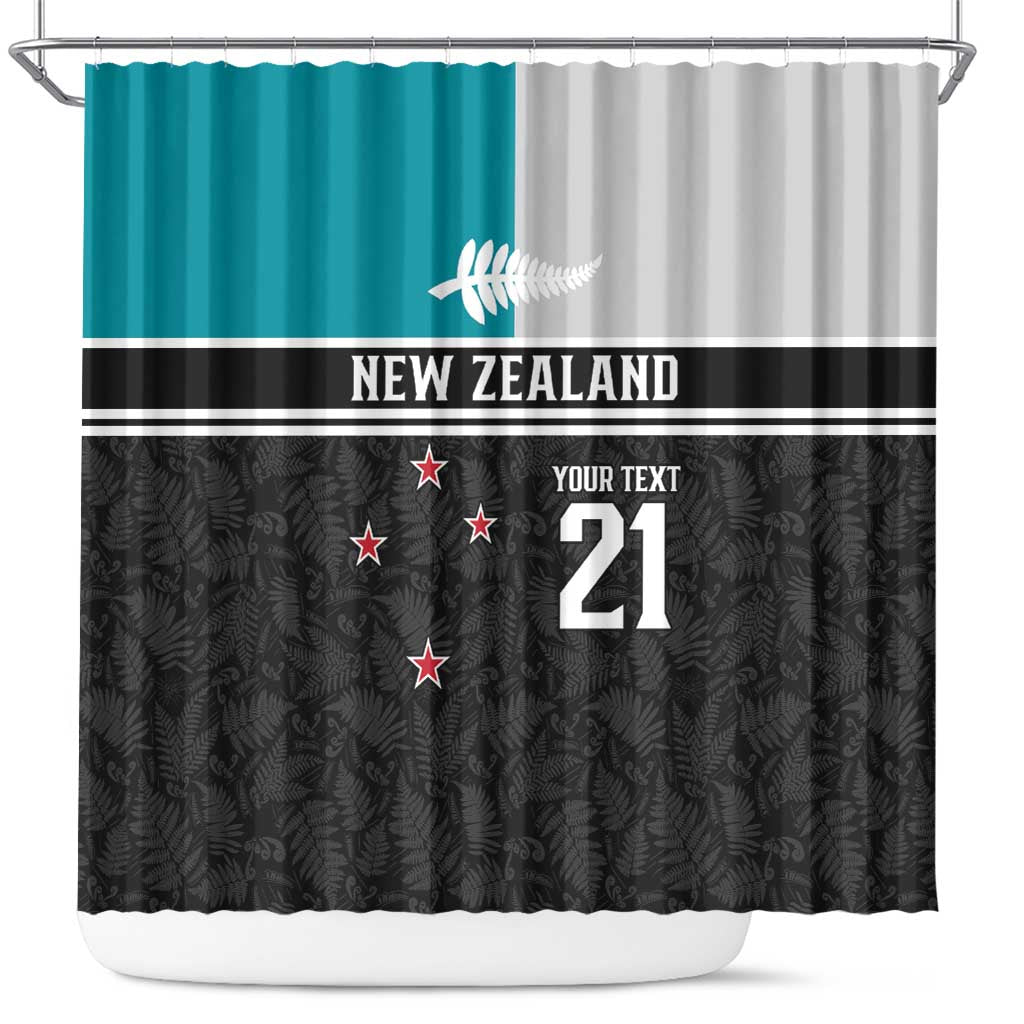 Custom NZ Cricket Pride Shower Curtain Silver Fern Fan Supporter Apparel - Vibe Hoodie