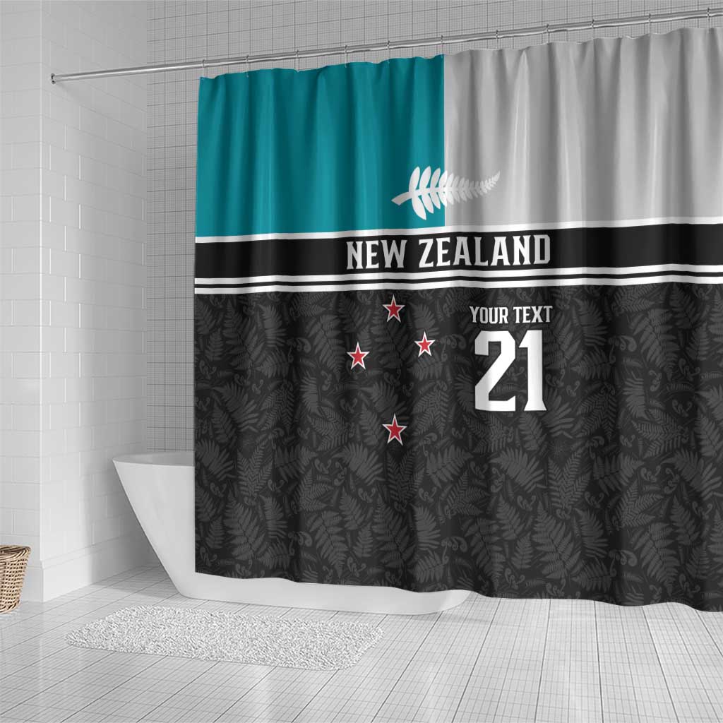 Custom NZ Cricket Pride Shower Curtain Silver Fern Fan Supporter Apparel - Vibe Hoodie
