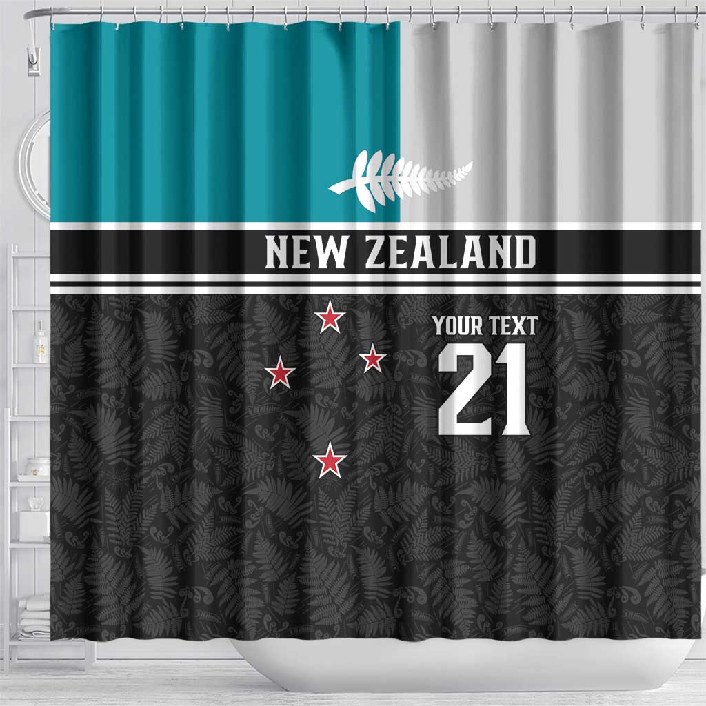 Custom NZ Cricket Pride Shower Curtain Silver Fern Fan Supporter Apparel - Vibe Hoodie