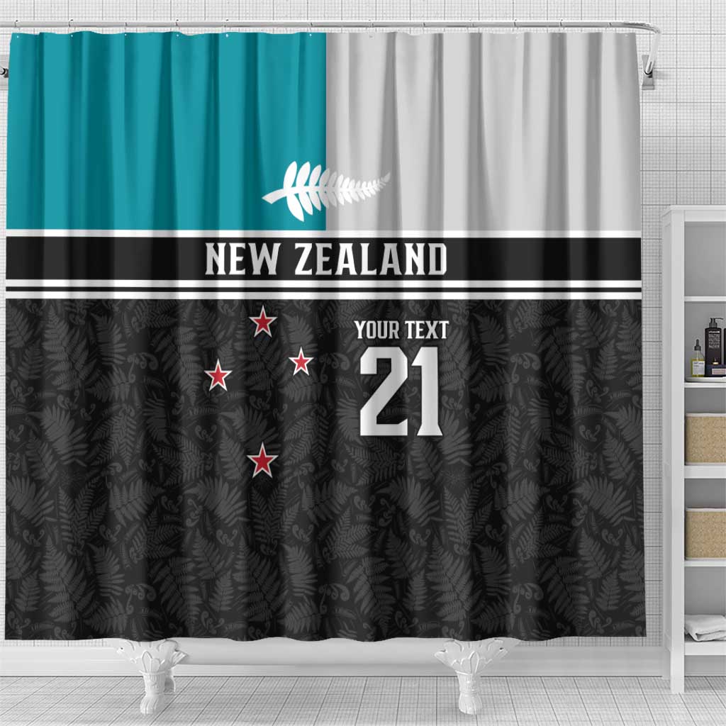 Custom NZ Cricket Pride Shower Curtain Silver Fern Fan Supporter Apparel - Vibe Hoodie