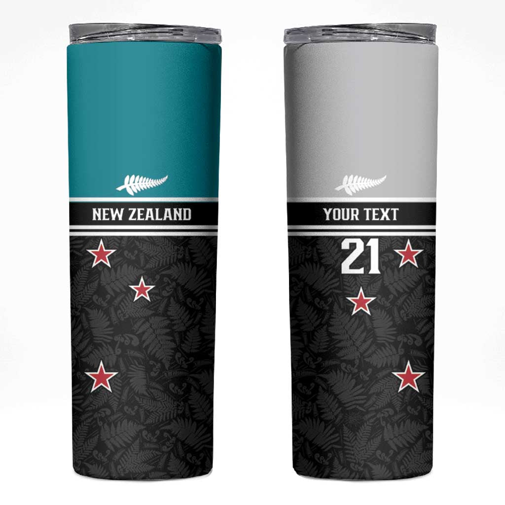 Custom NZ Cricket Pride Skinny Tumbler Silver Fern Fan Supporter Apparel - Vibe Hoodie