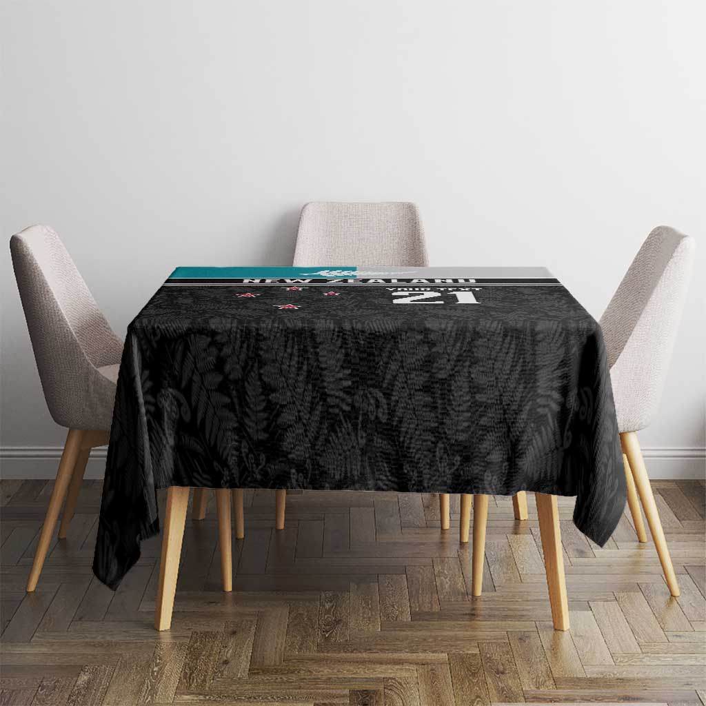 Custom NZ Cricket Pride Tablecloth Silver Fern Fan Supporter Apparel - Vibe Hoodie