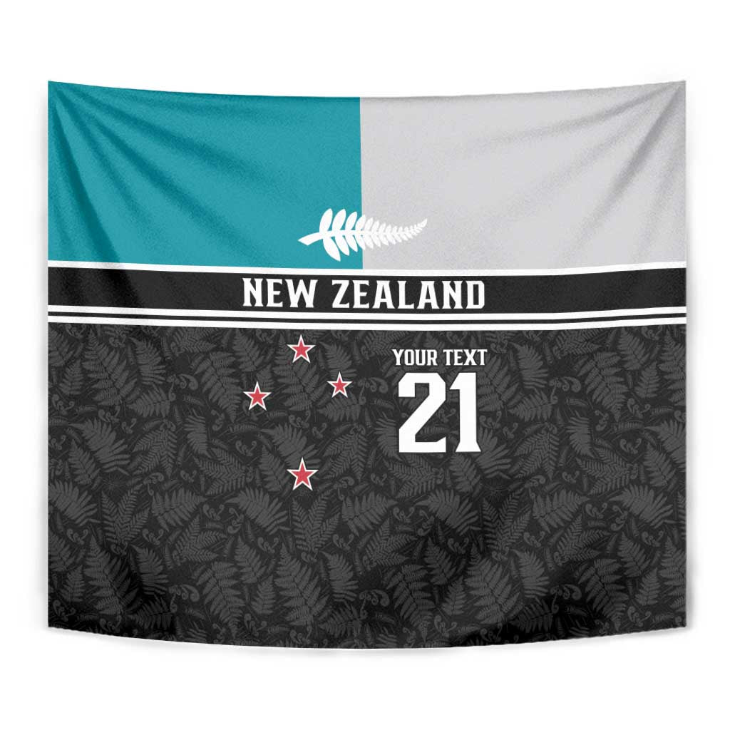 Custom NZ Cricket Pride Tapestry Silver Fern Fan Supporter Apparel - Vibe Hoodie