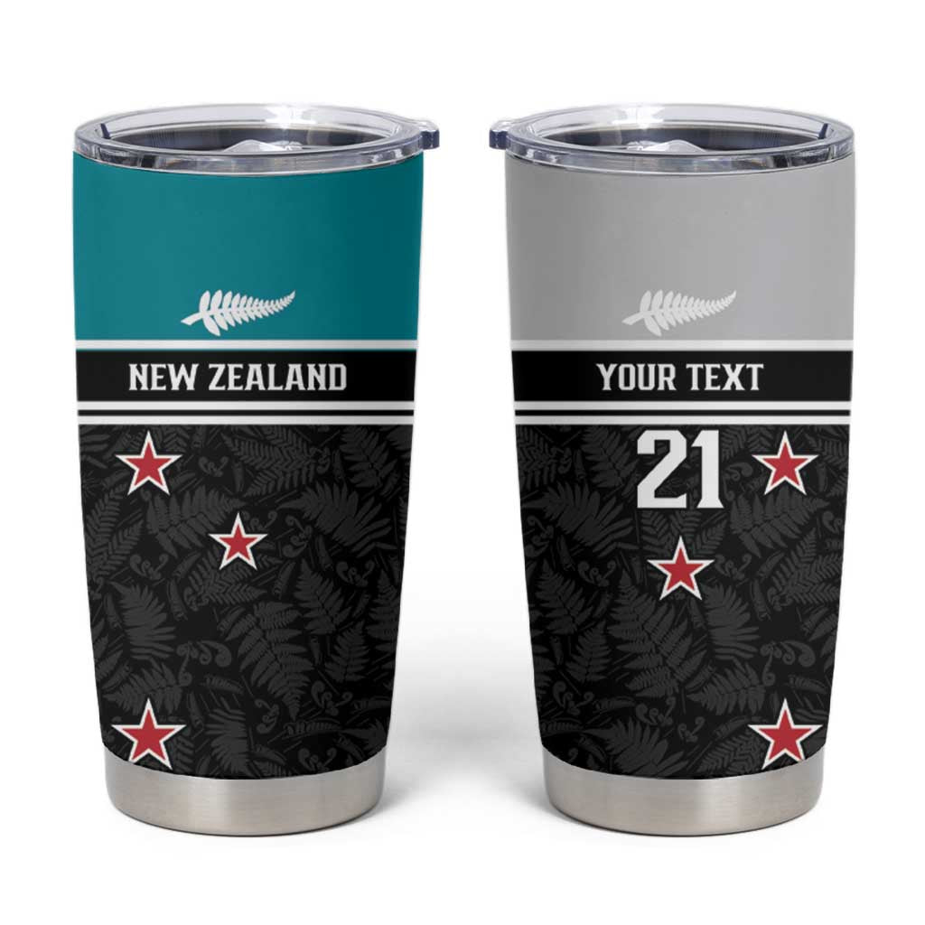 Custom NZ Cricket Pride Tumbler Cup Silver Fern Fan Supporter Apparel - Vibe Hoodie