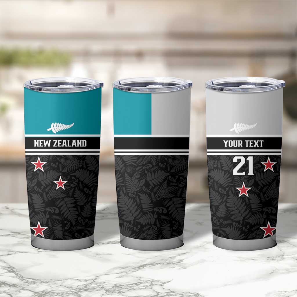 Custom NZ Cricket Pride Tumbler Cup Silver Fern Fan Supporter Apparel - Vibe Hoodie