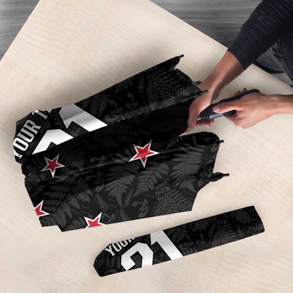 Custom NZ Cricket Pride Umbrella Silver Fern Fan Supporter Apparel - Vibe Hoodie