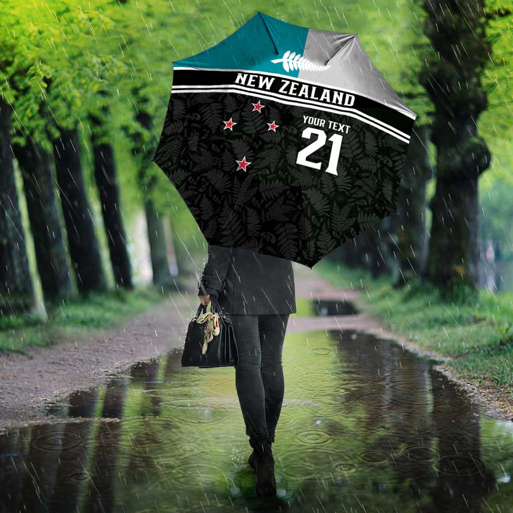 Custom NZ Cricket Pride Umbrella Silver Fern Fan Supporter Apparel - Vibe Hoodie