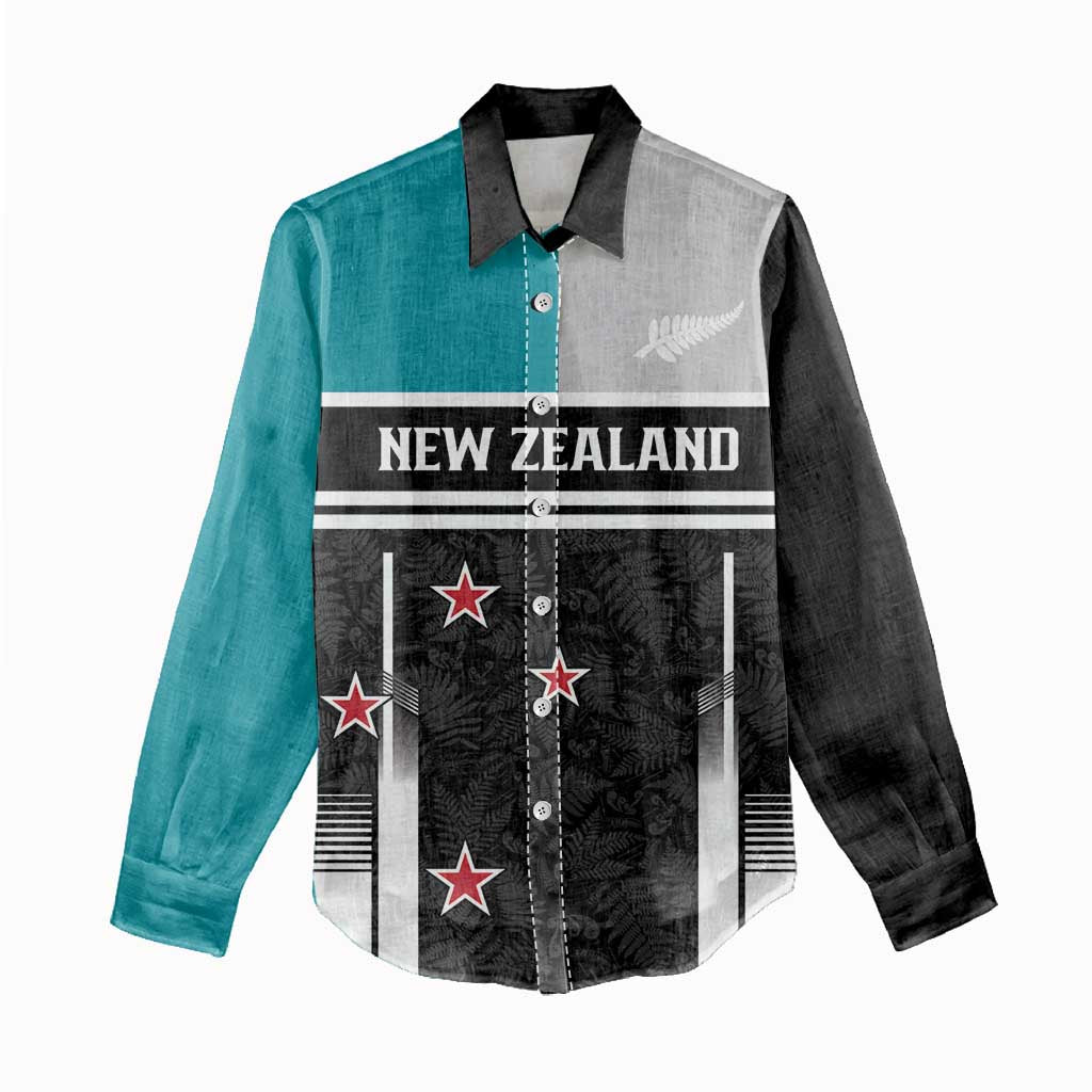 Custom NZ Cricket Pride Women Casual Shirt Silver Fern Fan Supporter Apparel - Vibe Hoodie
