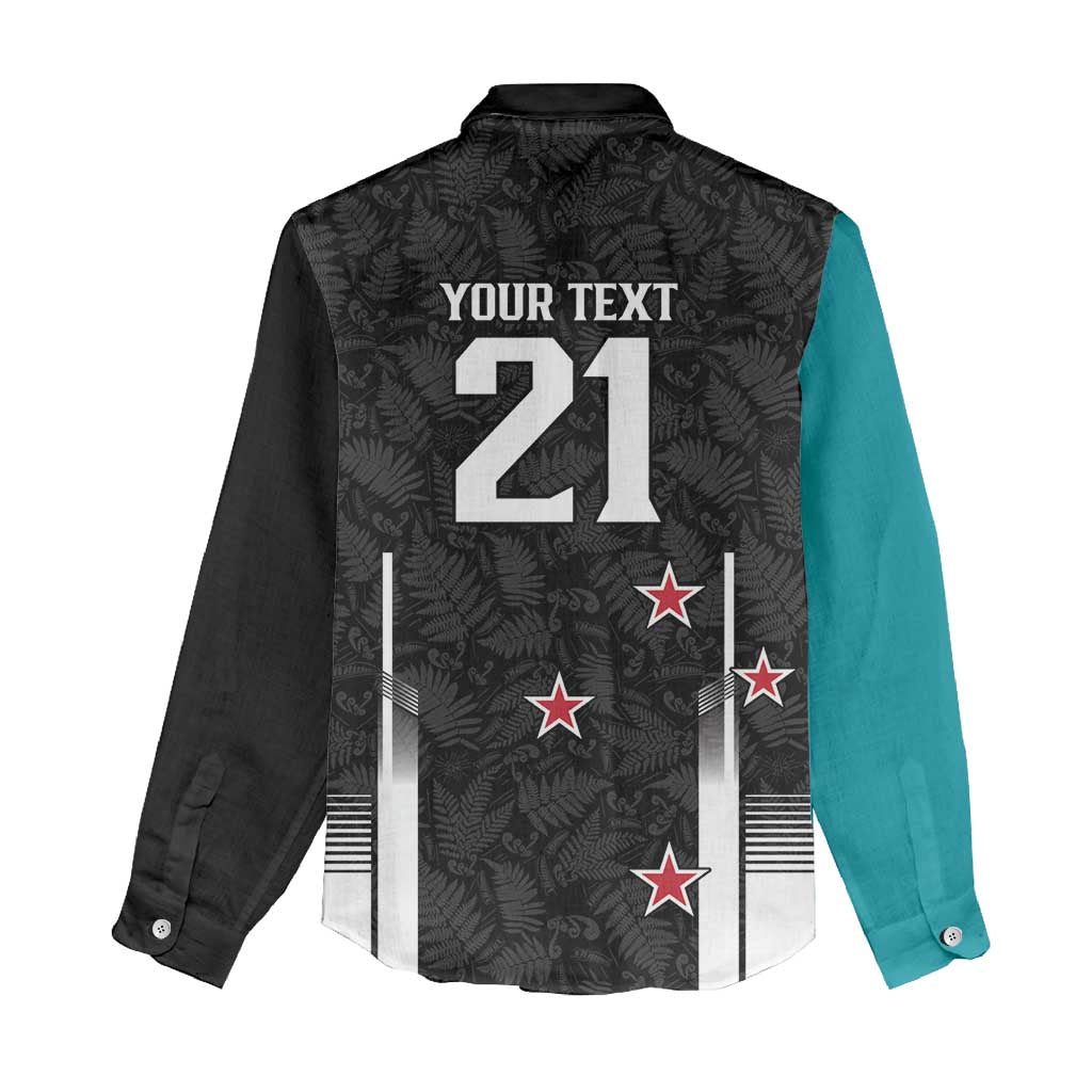 Custom NZ Cricket Pride Women Casual Shirt Silver Fern Fan Supporter Apparel - Vibe Hoodie