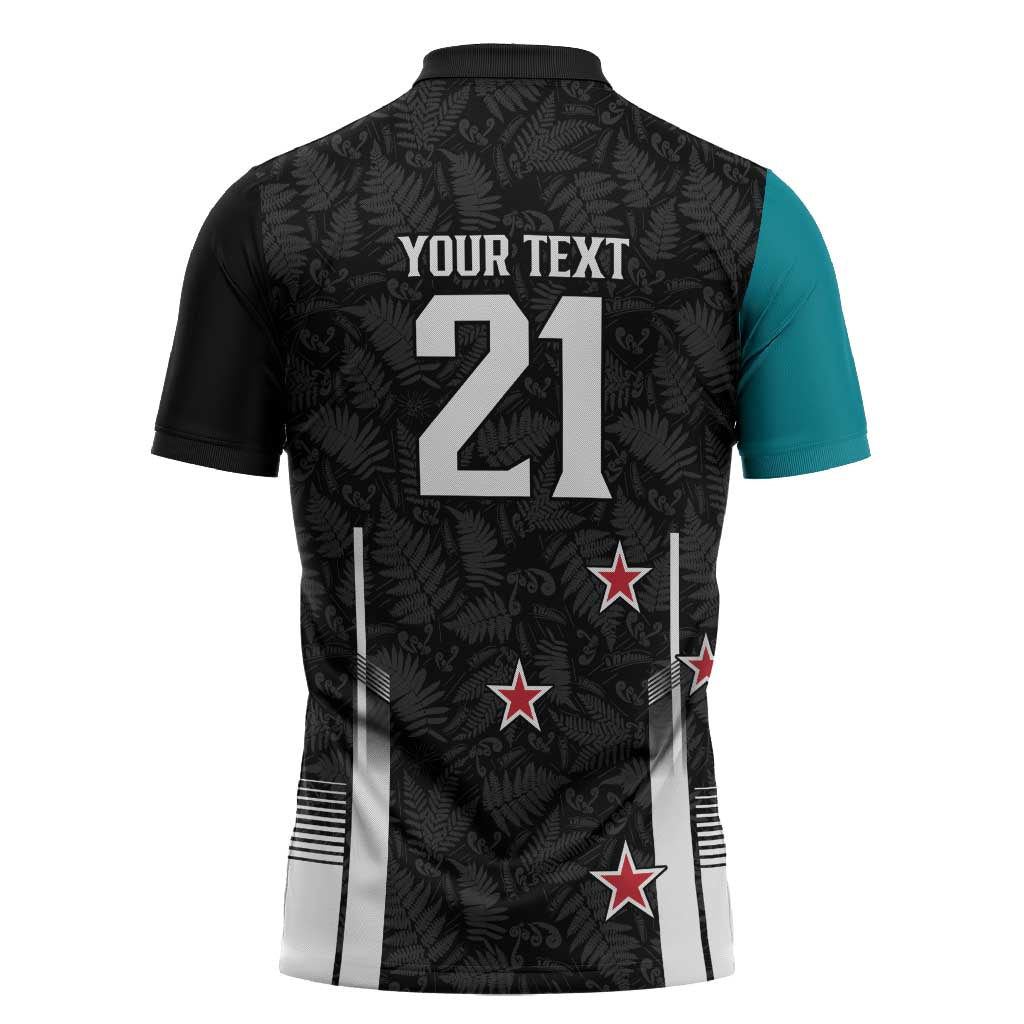 Custom NZ Cricket Pride Zipper Polo Shirt Silver Fern Fan Supporter Apparel - Vibe Hoodie