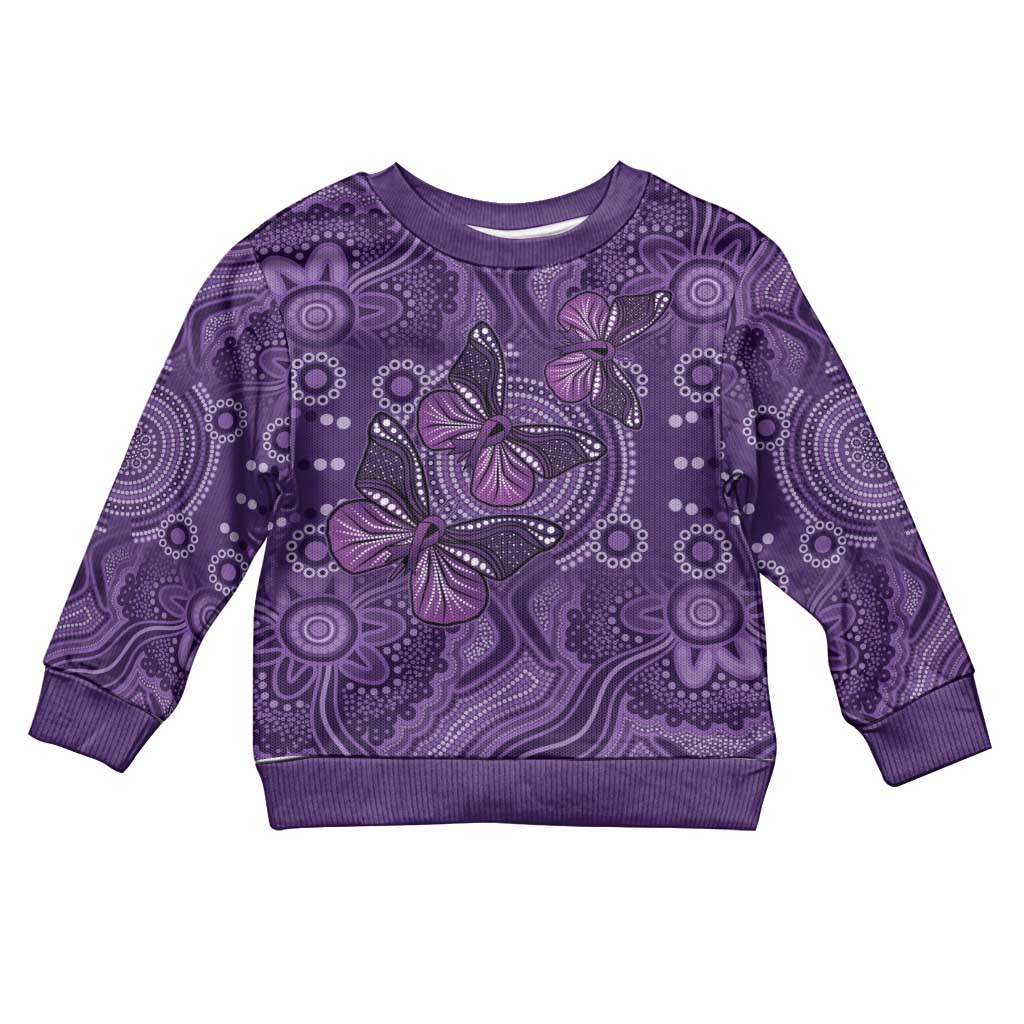 Purple Butterfly Spirit Kid Ugly Christmas Sweater Australian Epilepsy Awareness - Vibe Hoodie