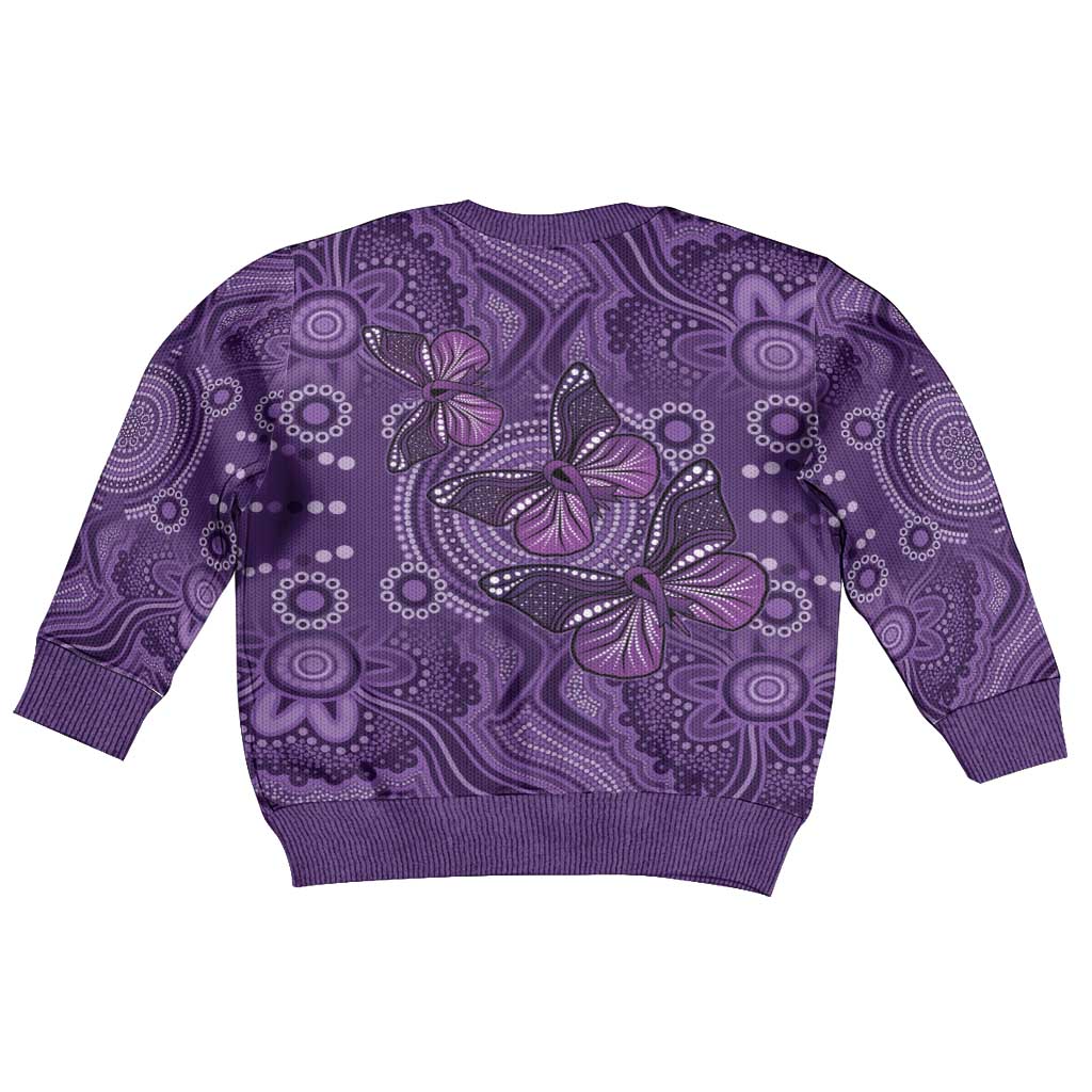 Purple Butterfly Spirit Kid Ugly Christmas Sweater Australian Epilepsy Awareness - Vibe Hoodie
