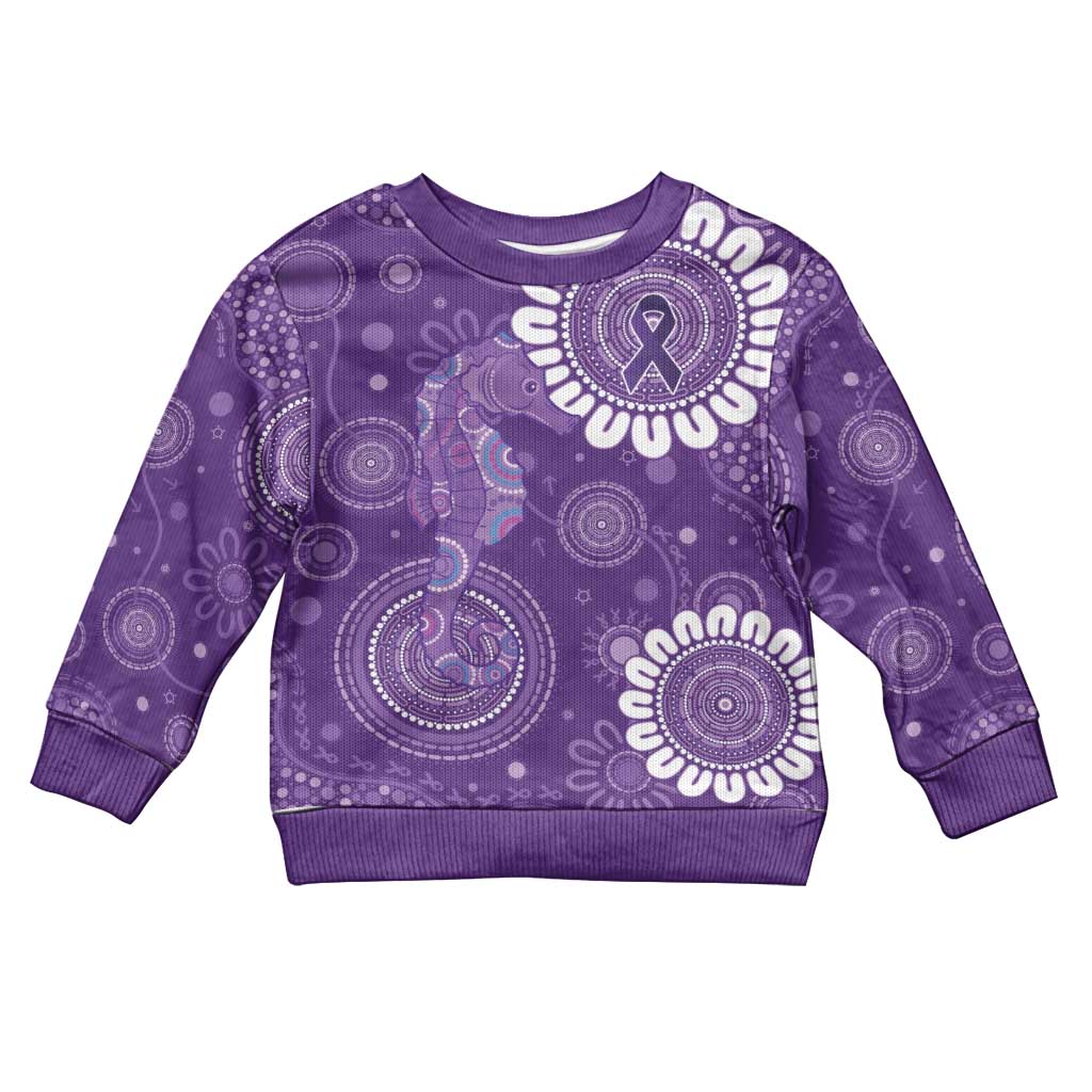 Sea Horse Australia Epilepsy Awareness Kid Ugly Christmas Sweater - Vibe Hoodie