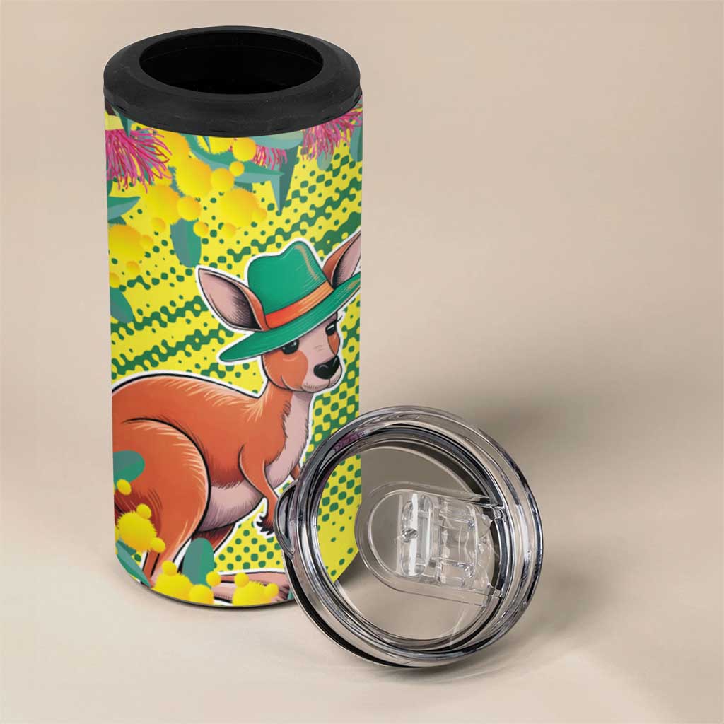 Aussie and Bloody Proud of It 4 in 1 Can Cooler Tumbler Happy Australia Day