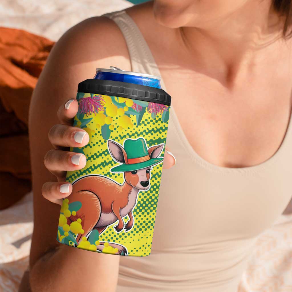 Aussie and Bloody Proud of It 4 in 1 Can Cooler Tumbler Happy Australia Day