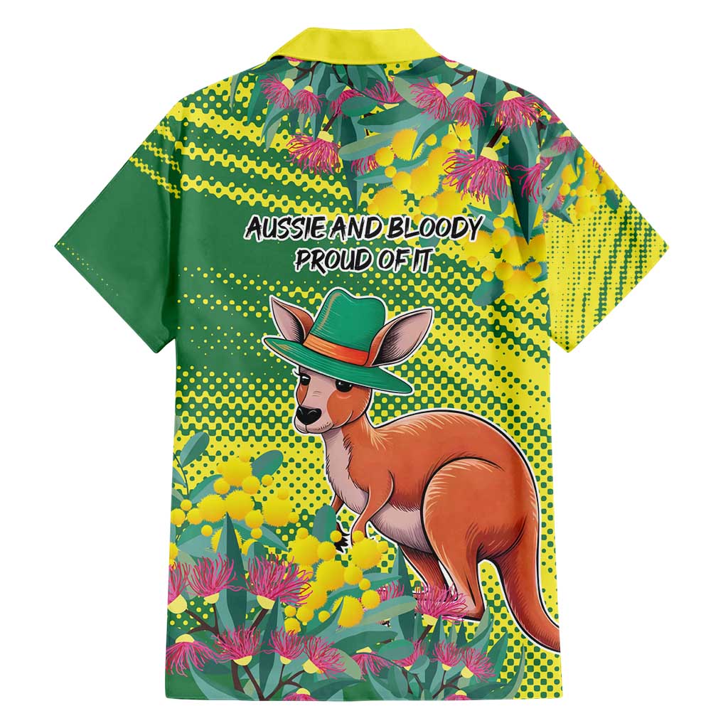 Aussie and Bloody Proud of It Hawaiian Shirt Happy Australia Day - Vibe Hoodie Shop