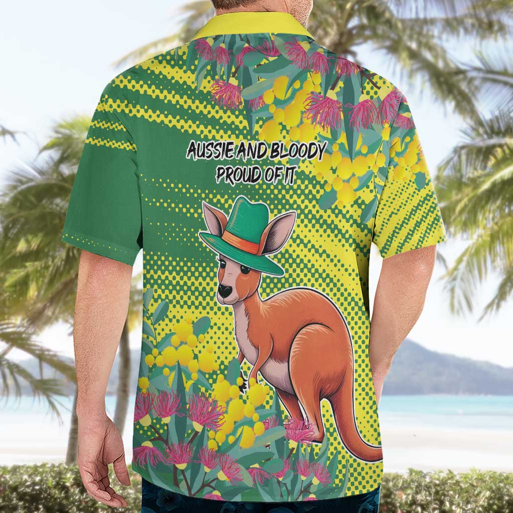 Aussie and Bloody Proud of It Hawaiian Shirt Happy Australia Day - Vibe Hoodie Shop