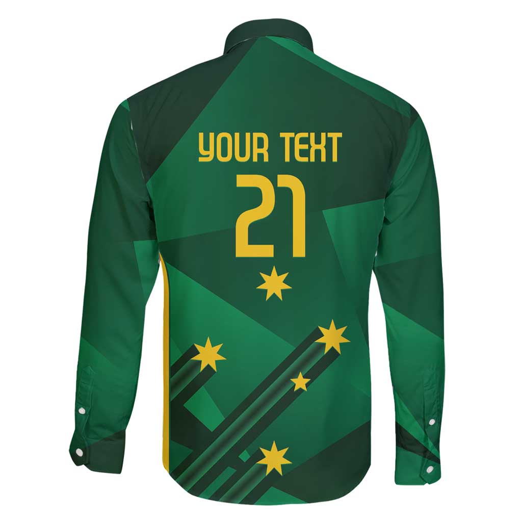 Australia Kangaroo Custom Family Matching Puletasi and Hawaiian Shirt Aussie National Color Sporty Pattern